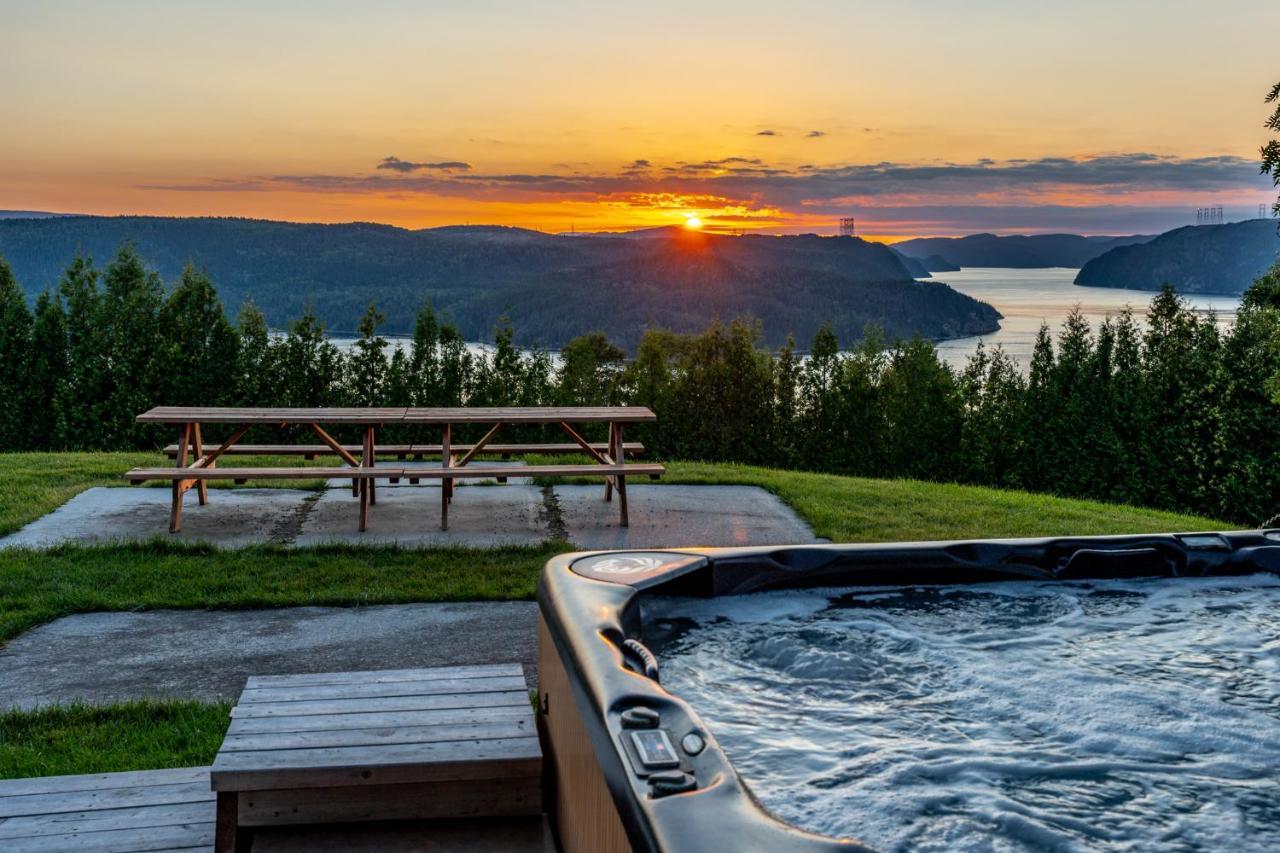 Montfjord - Chalets, Vue Spectaculaire Et Spa. Chantafjord #4 Sacre-Coeur Exteriér fotografie