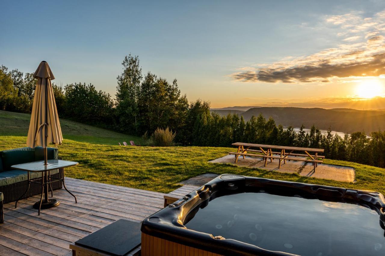 Montfjord - Chalets, Vue Spectaculaire Et Spa. Chantafjord #4 Sacre-Coeur Exteriér fotografie