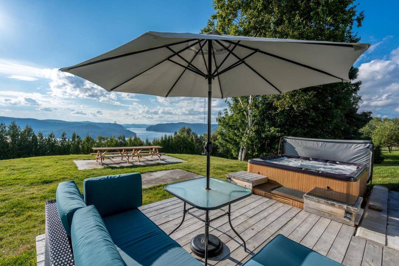 Montfjord - Chalets, Vue Spectaculaire Et Spa. Chantafjord #4 Sacre-Coeur Exteriér fotografie